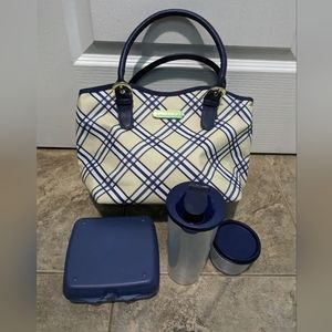 Tupperware Lunch Bag with containers
